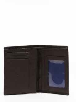 Portefeuille M vertical zippé Charles cuir LE TANNEUR