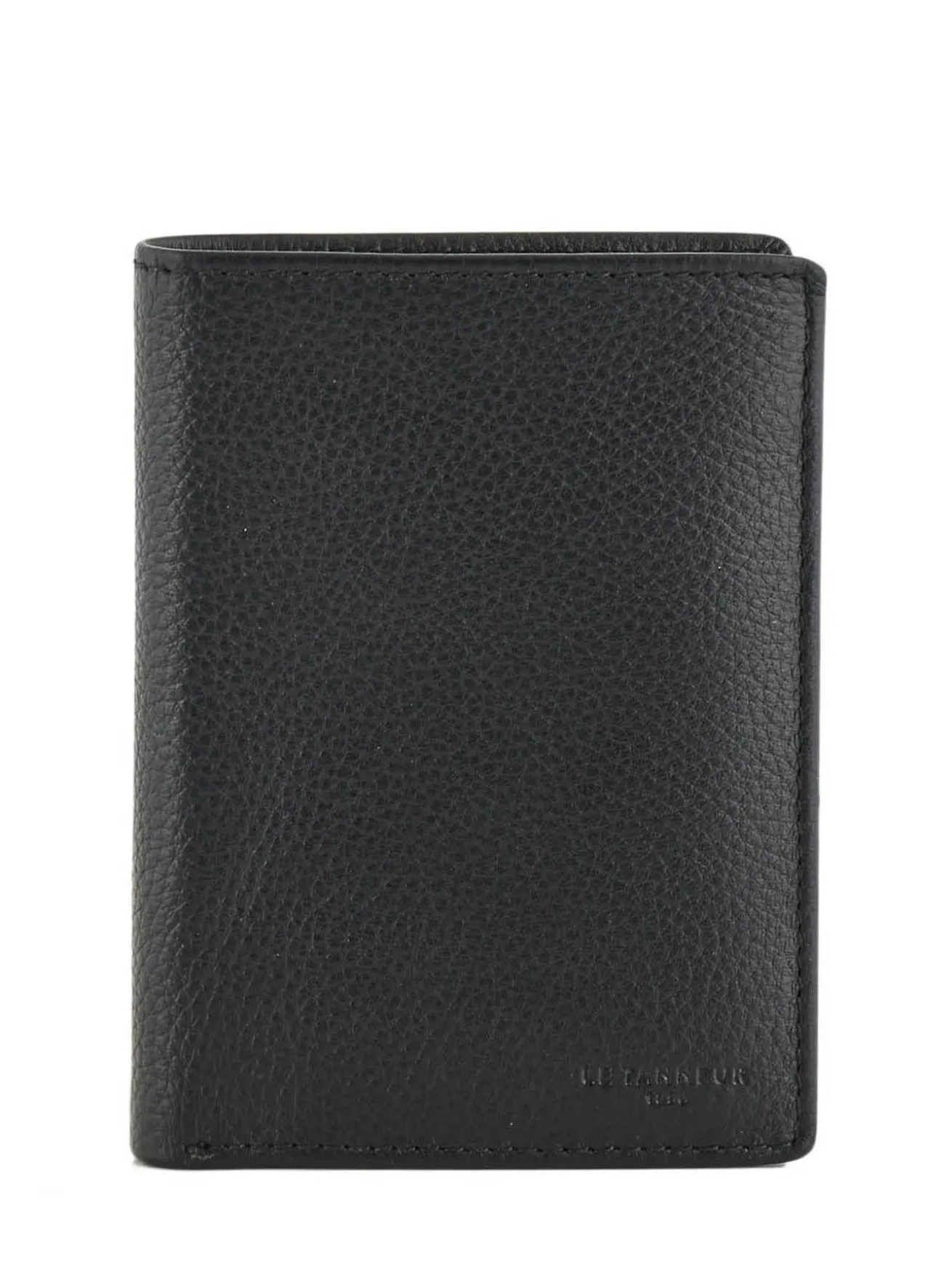 Portefeuille M vertical zippé Charles cuir LE TANNEUR