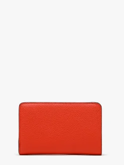 Portefeuille rectangulaire zippé Ninon cuir LANCEL