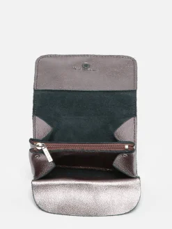 Porte-monnaie Etincelle Irisée cuir ETRIER