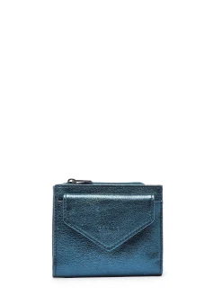 Porte-monnaie Etincelle Irisée cuir ETRIER