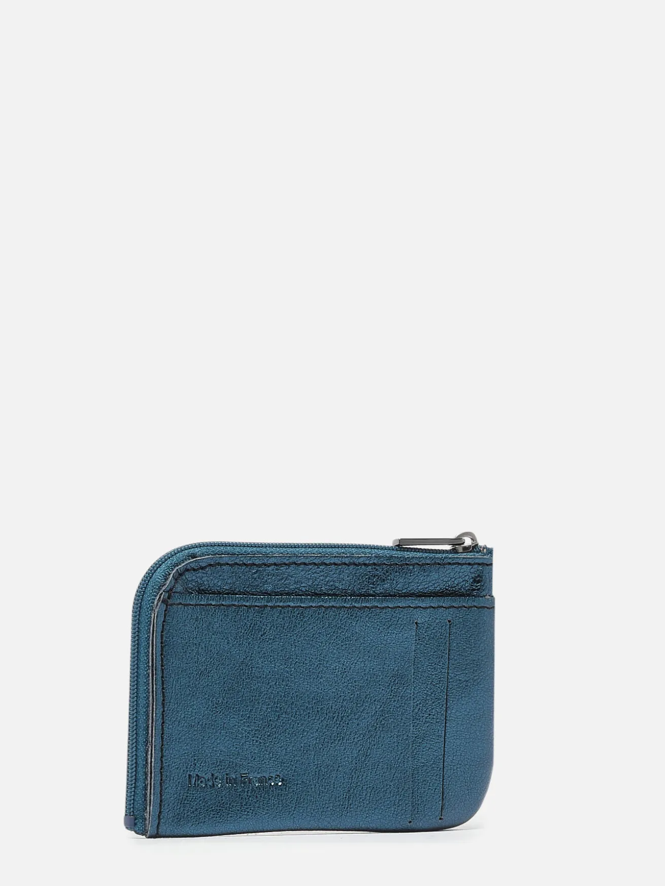 Porte-monnaie Etincelle Irisée cuir ETRIER