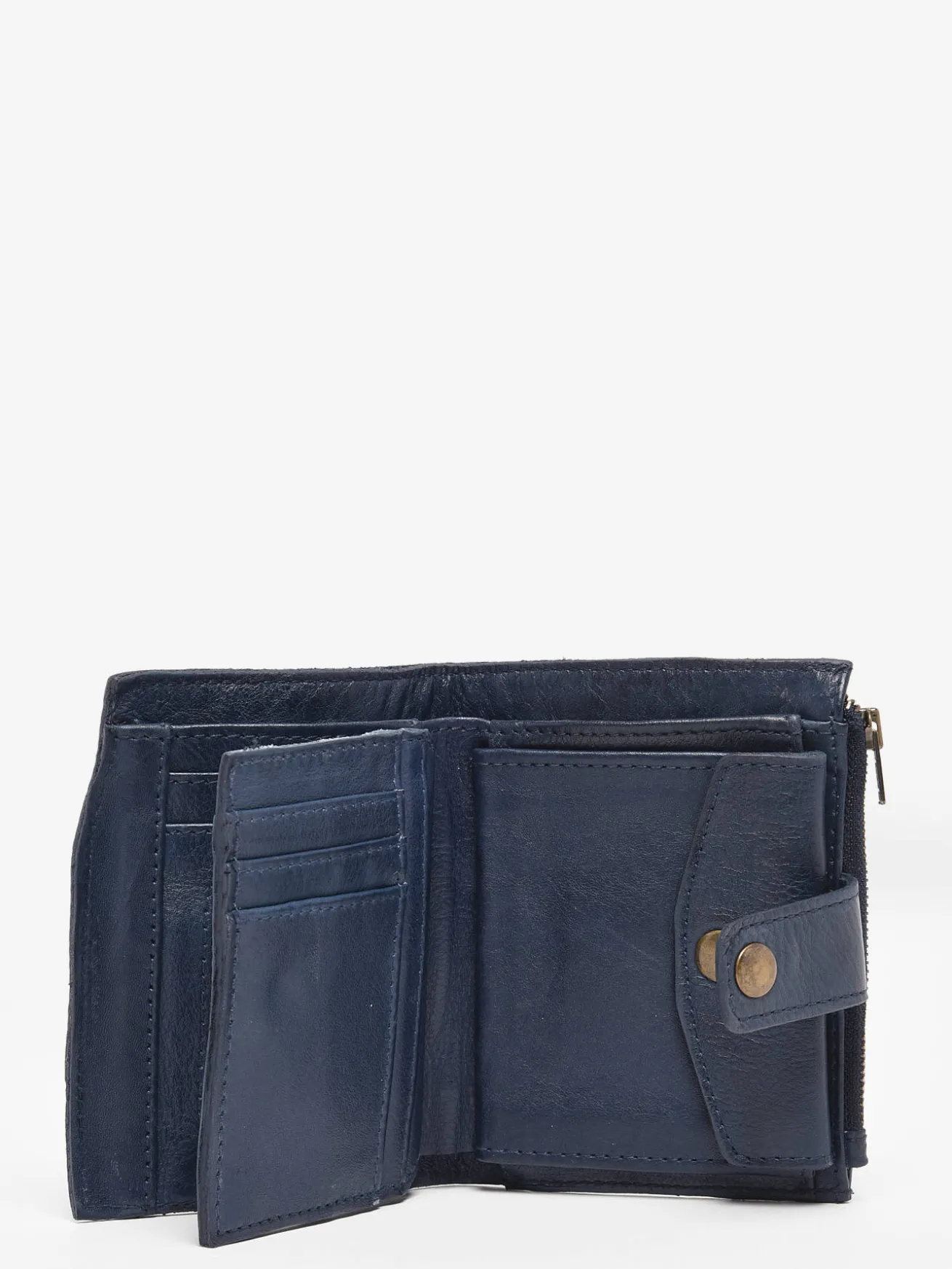 Porte-monnaie porte-cartes cuir BASILIC PEPPER