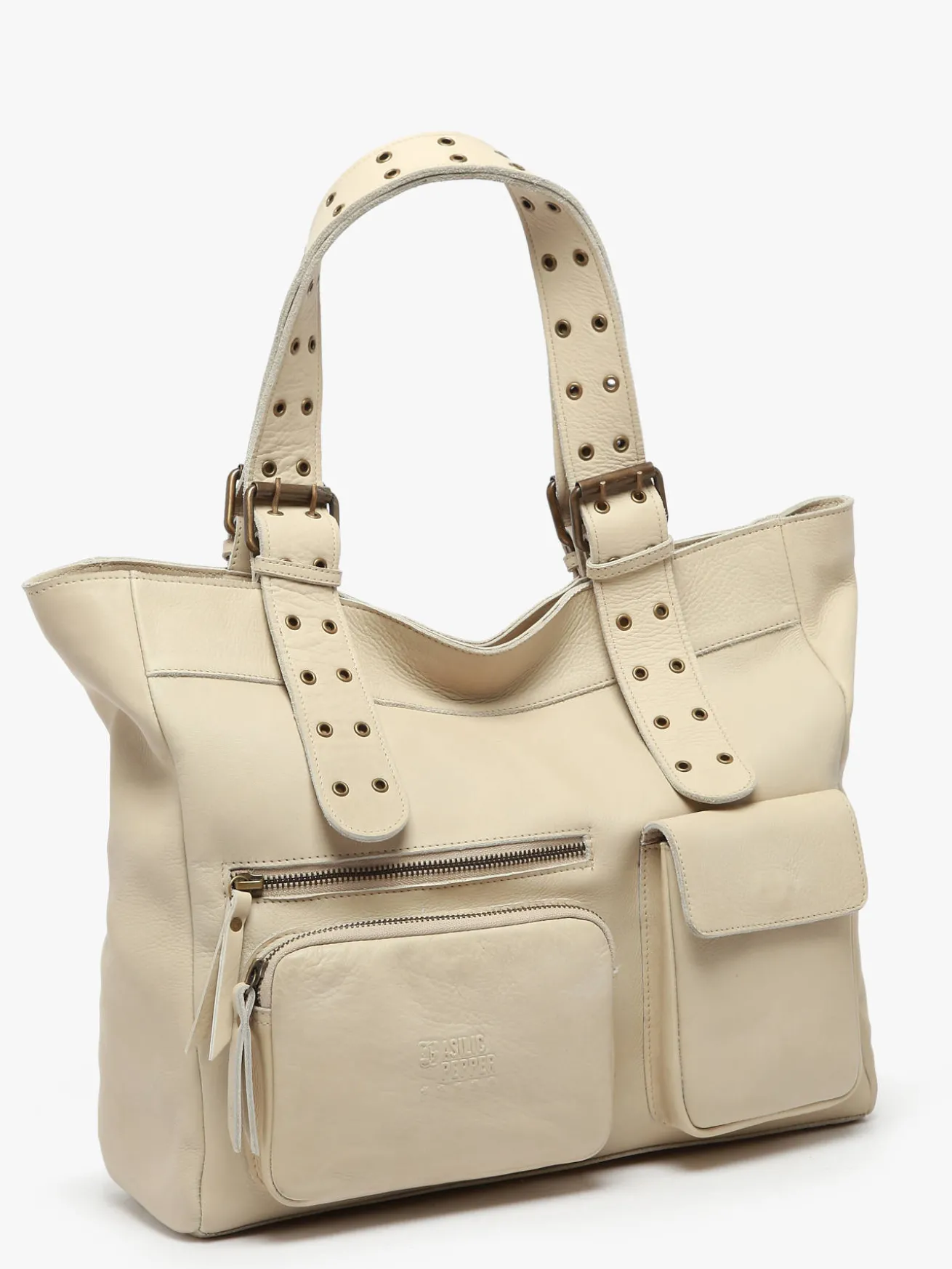 sac à main Cargo cuir BASILIC PEPPER