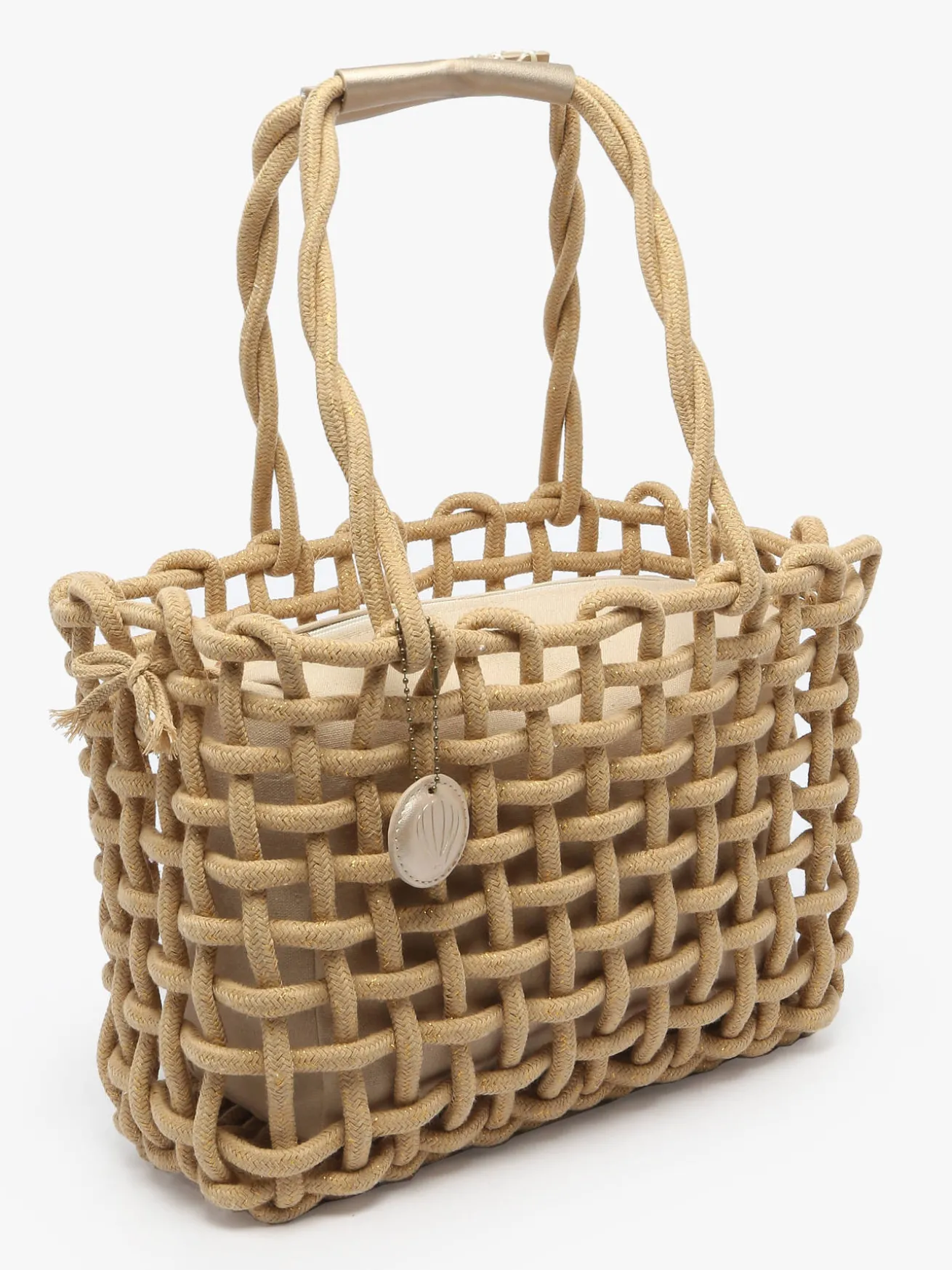 sac à main Crochet LE VOYAGE EN PANIER