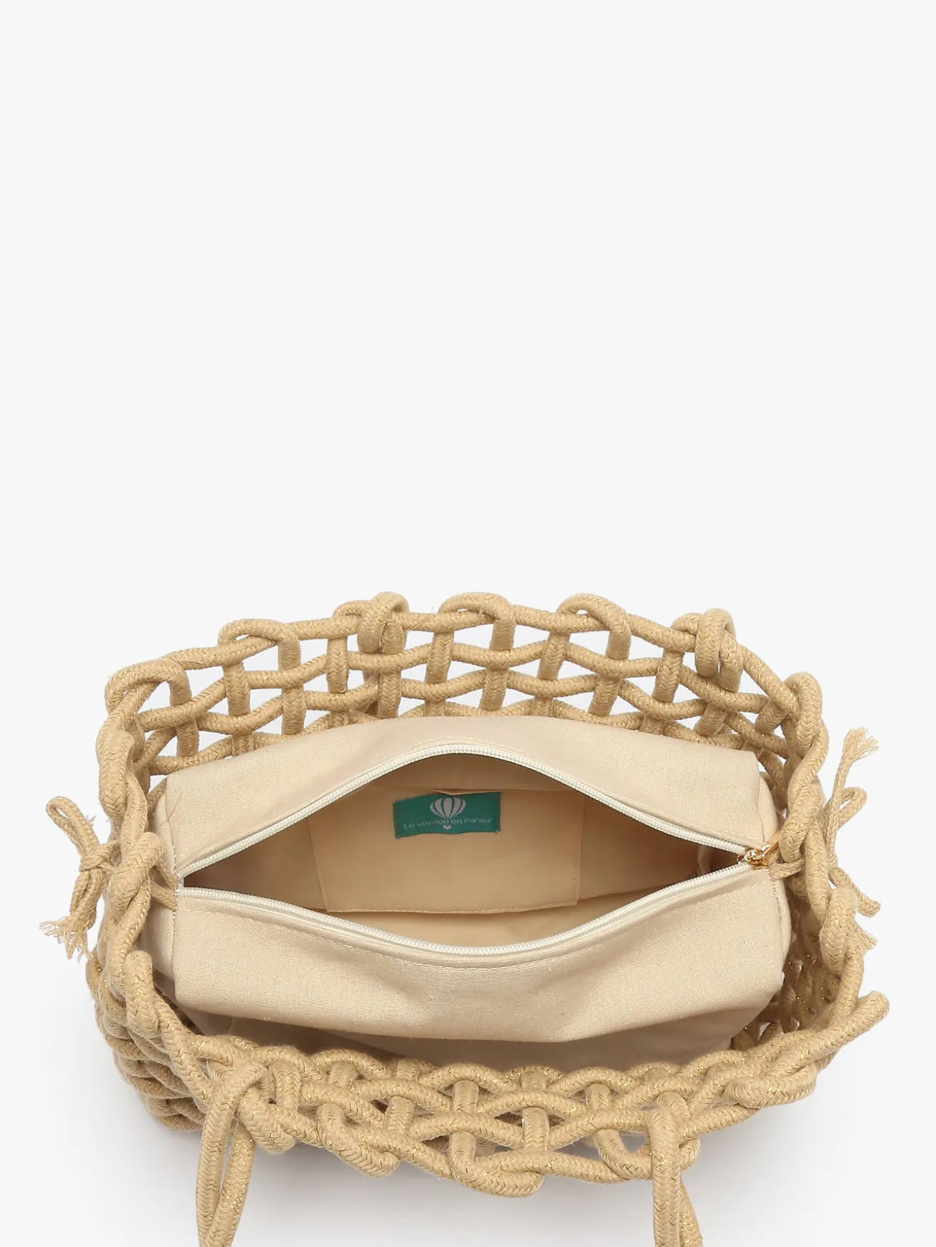sac à main Crochet LE VOYAGE EN PANIER