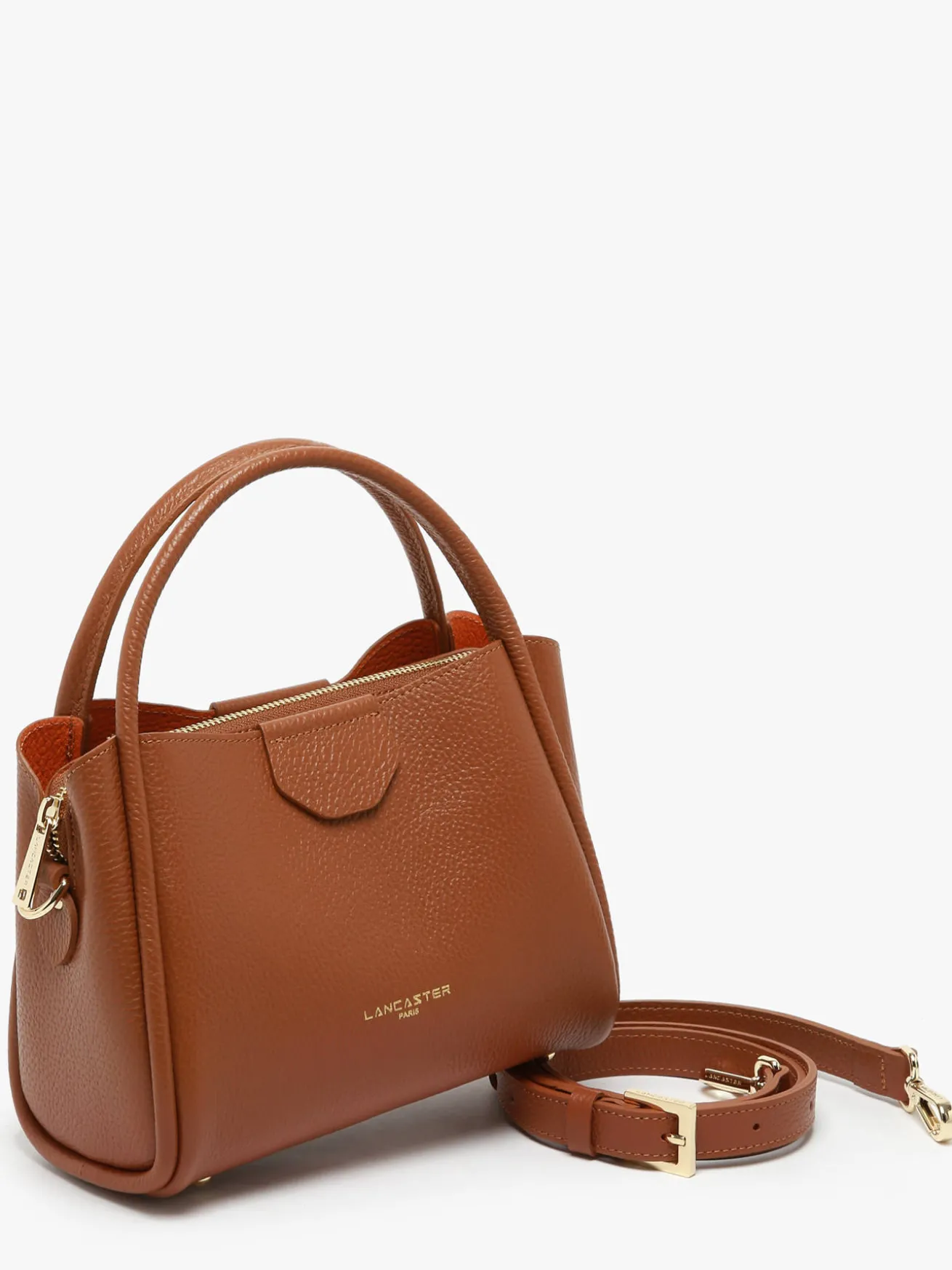 sac à main Ida double cuir LANCASTER