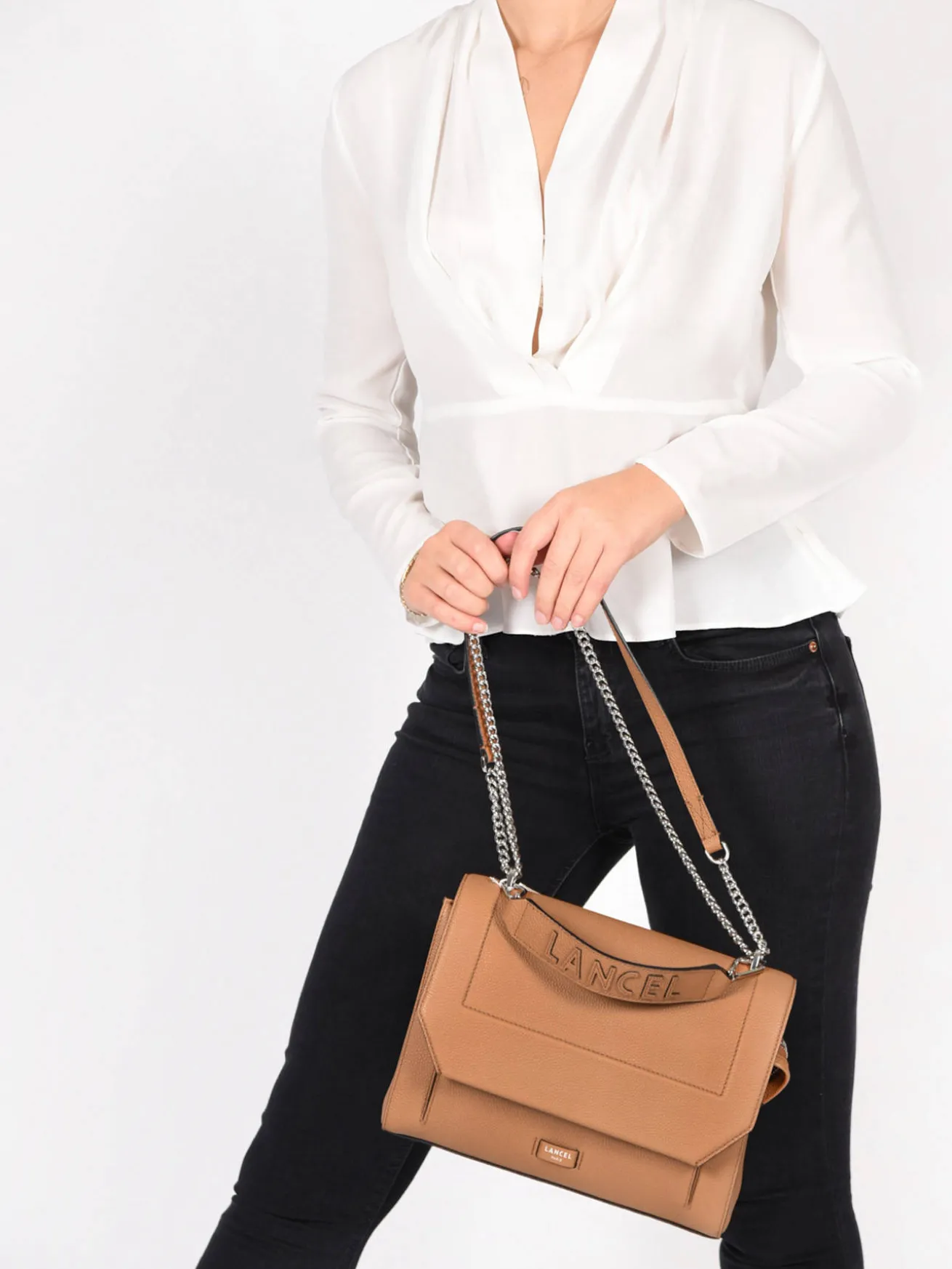 Sac à main L Ninon cuir LANCEL