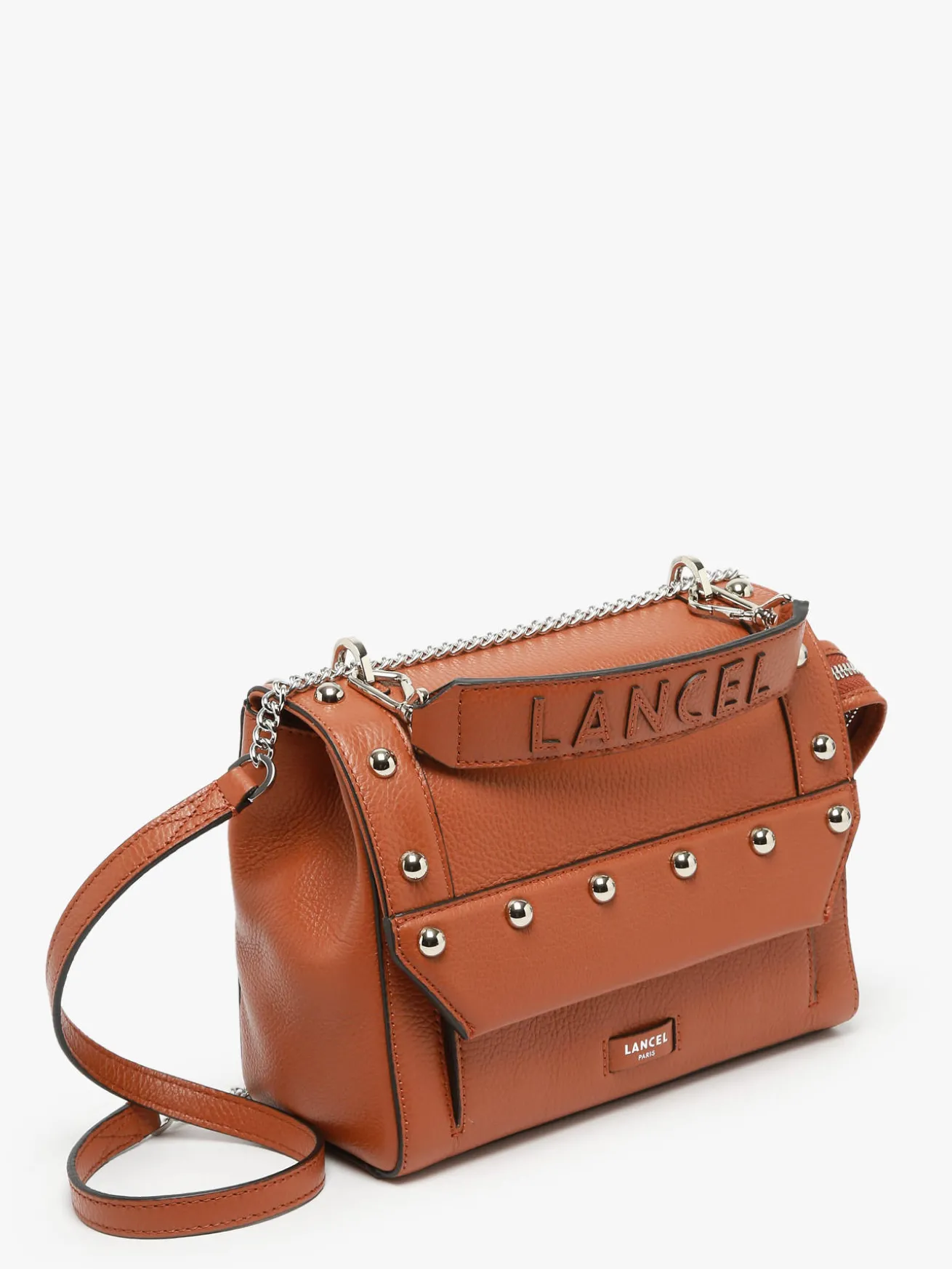 Sac à rabat M Ninon Rivets cuir LANCEL