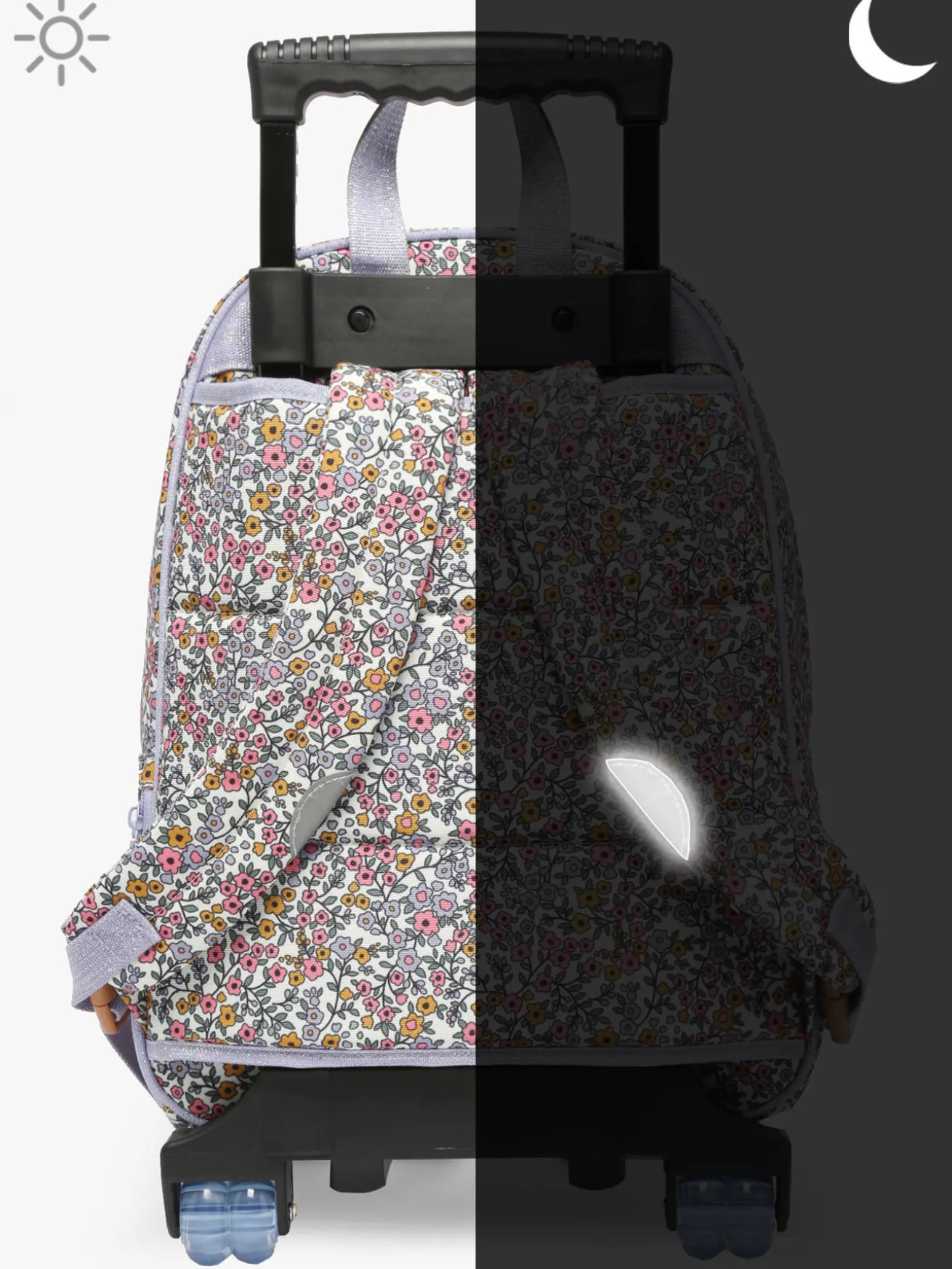 Sac a dos à roulettes 2 compartiments TANN'S