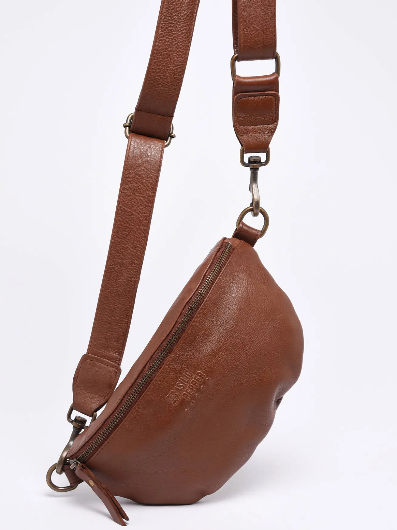 Sac banane Cow cuir BASILIC PEPPER