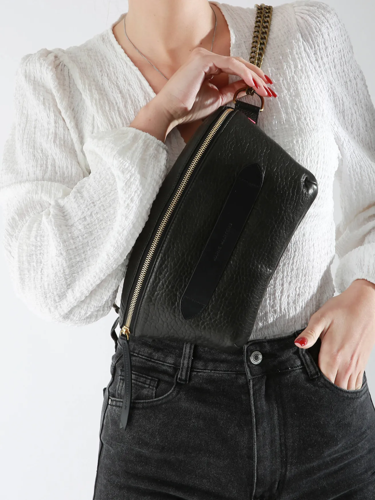 Sac banane Neufmille Bubble cuir MARIE MARTENS