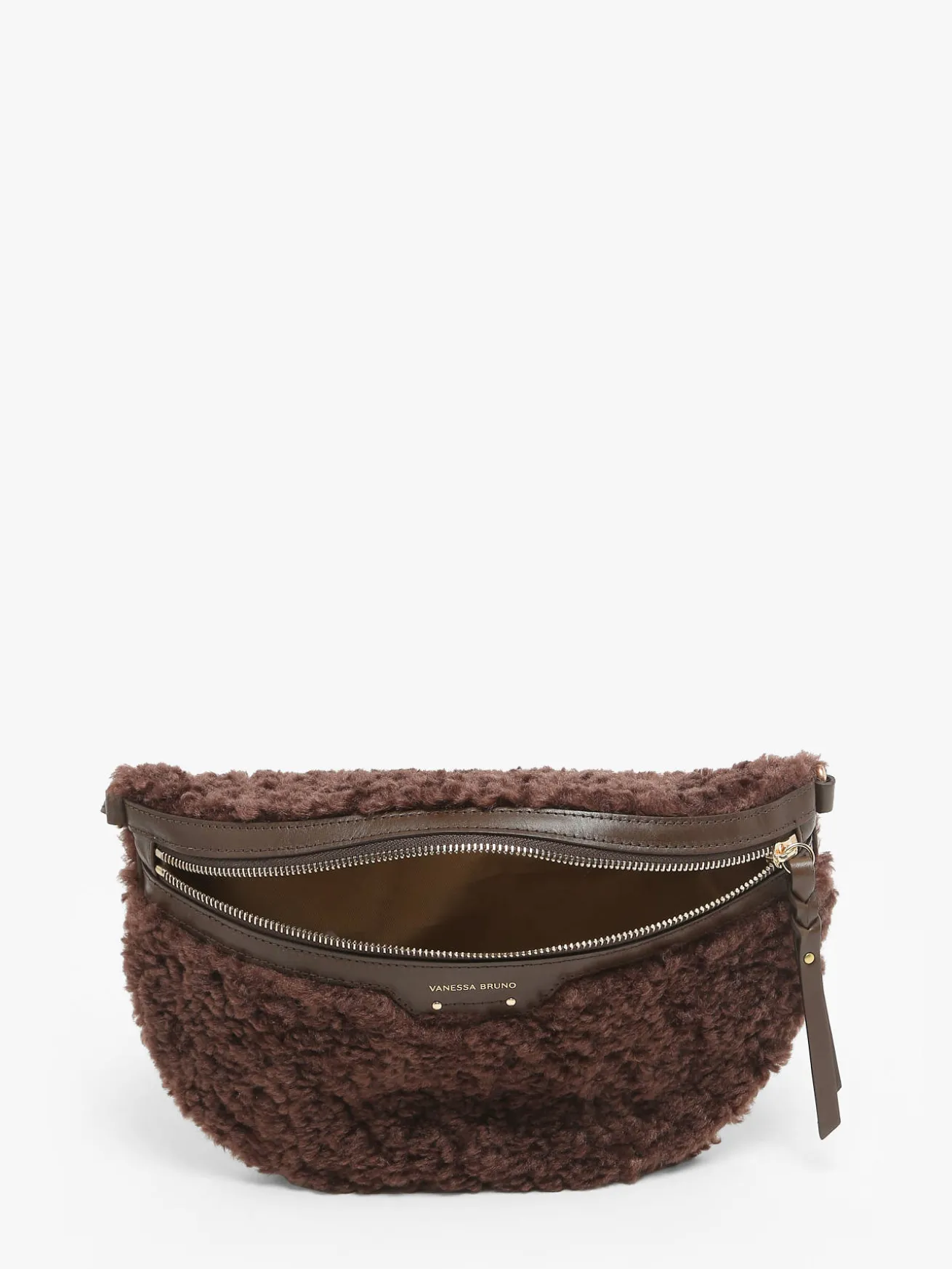 Sac banane Othilia cuir et shearling VANESSA BRUNO