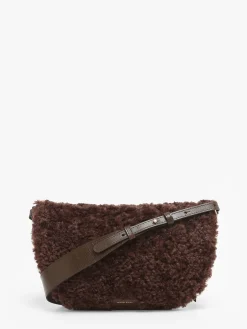 Sac banane Othilia cuir et shearling VANESSA BRUNO