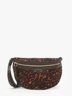 Sac banane Othilia Léopard cuir VANESSA BRUNO