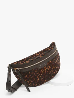 Sac banane Othilia Léopard cuir VANESSA BRUNO