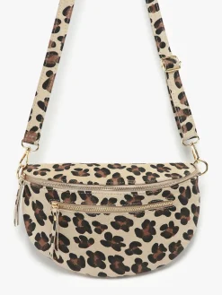 Sac banane Velvet Leopardo cuir MILANO