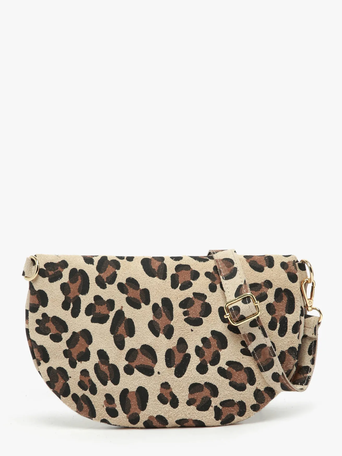 Sac banane Velvet Leopardo cuir MILANO