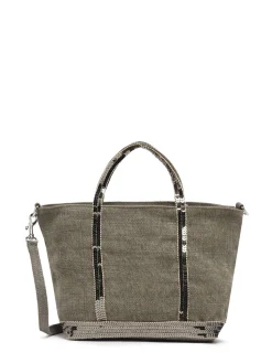 Sac bandoulière Baby Cabas lin paillettes VANESSA BRUNO