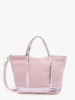 Sac bandoulière Baby Cabas lin paillettes VANESSA BRUNO