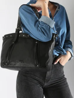 Sac bandoulière Barcelone cuir BASILIC PEPPER