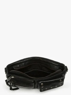 Sac bandoulière Barcelone cuir BASILIC PEPPER