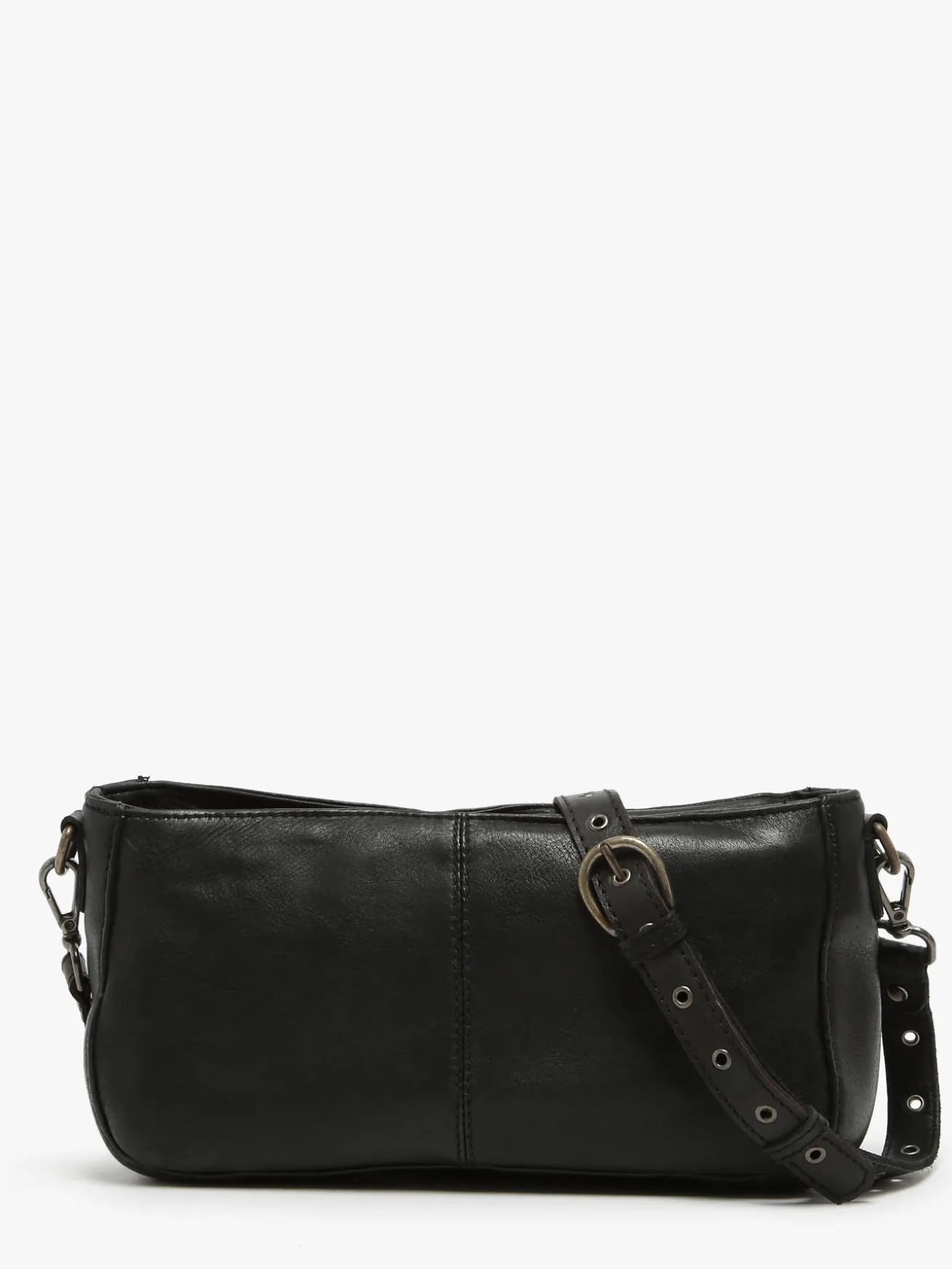 Sac bandoulière Barcelone cuir BASILIC PEPPER