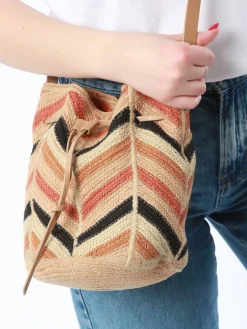 Sac bandoulière Cabas jute VANESSA BRUNO