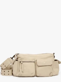 Sac bandoulière Cargo cuir BASILIC PEPPER