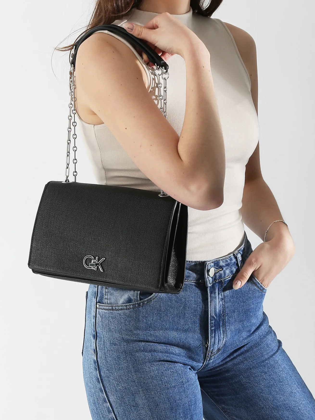 Sac bandoulière Ck chain CALVIN KLEIN JEANS