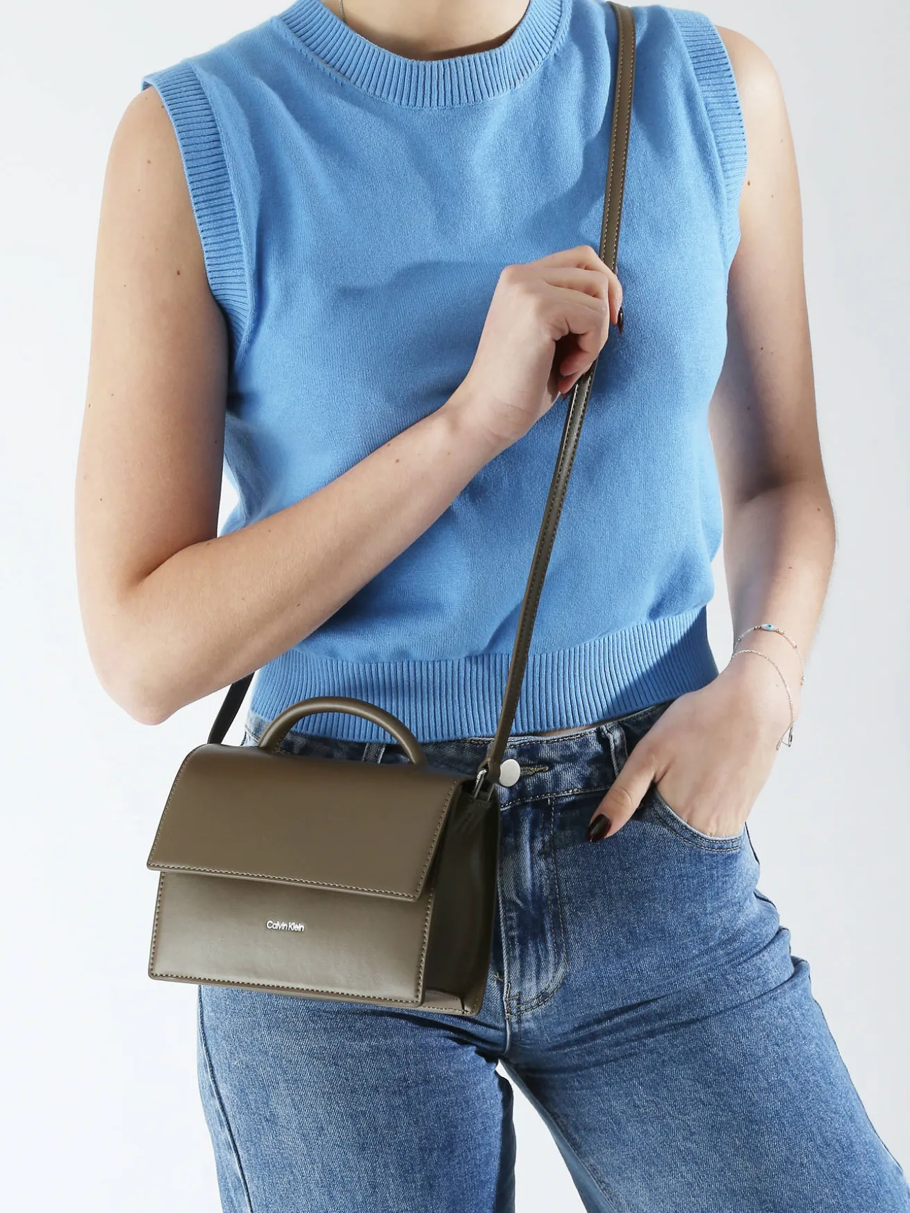 Sac bandoulière Ck linn polyester recyclé CALVIN KLEIN JEANS