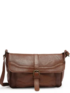 Sac bandoulière Cow cuir BASILIC PEPPER