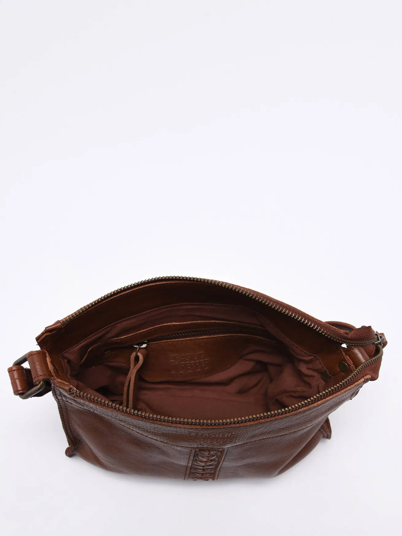 Sac bandoulière Cow cuir BASILIC PEPPER