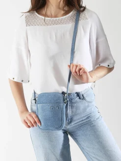 Sac bandoulière Denim cuir NATHAN BAUME