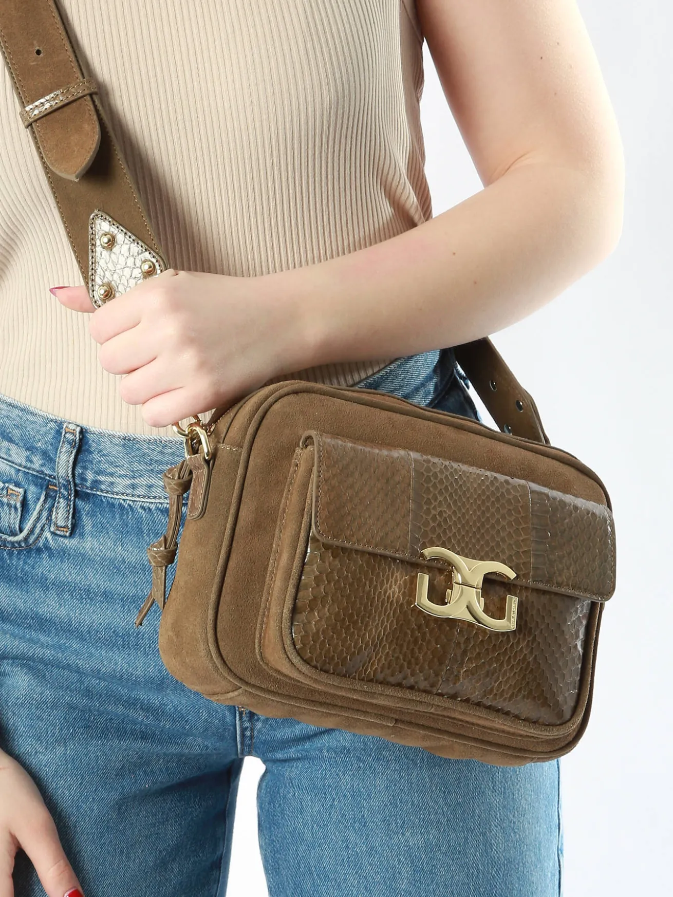 Sac bandoulière Donna cuir GREAT BY SANDIE
