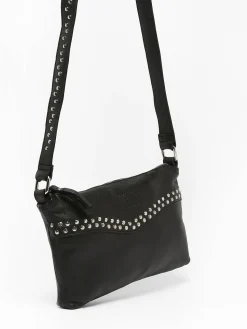 Sac bandoulière Glam cuir BASILIC PEPPER