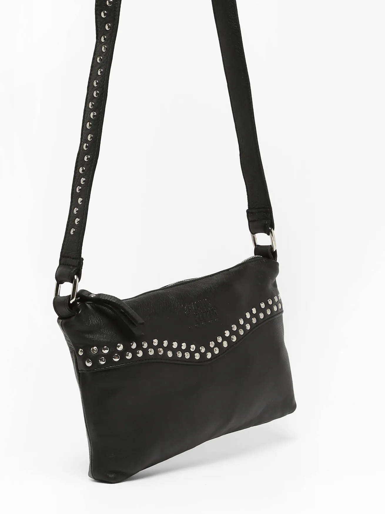 Sac bandoulière Glam cuir BASILIC PEPPER