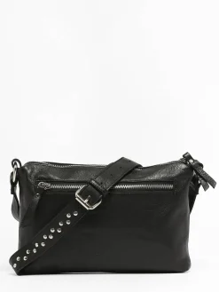 Sac bandoulière Glam cuir BASILIC PEPPER