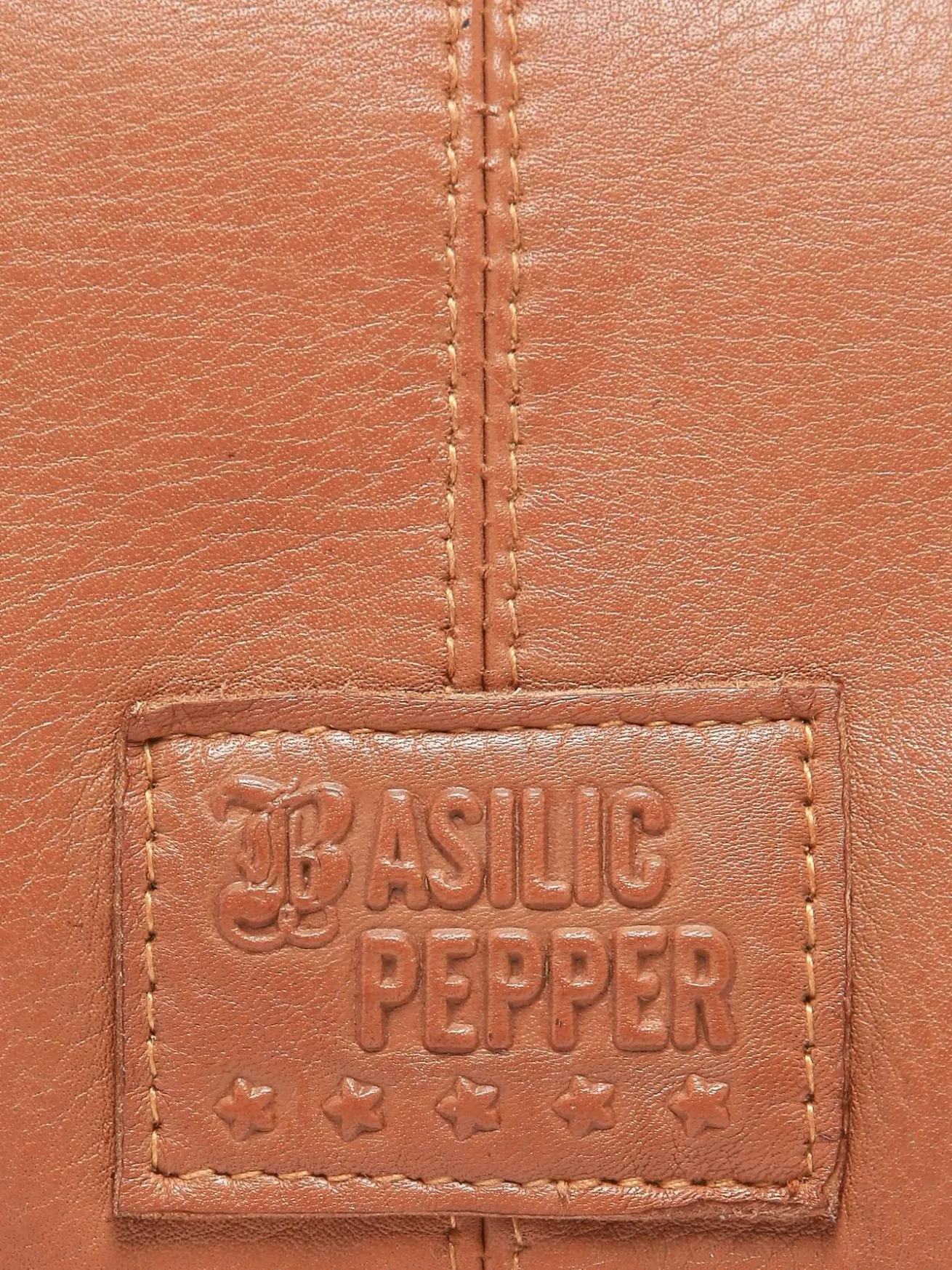 Sac bandoulière Glam eyelet cuir BASILIC PEPPER