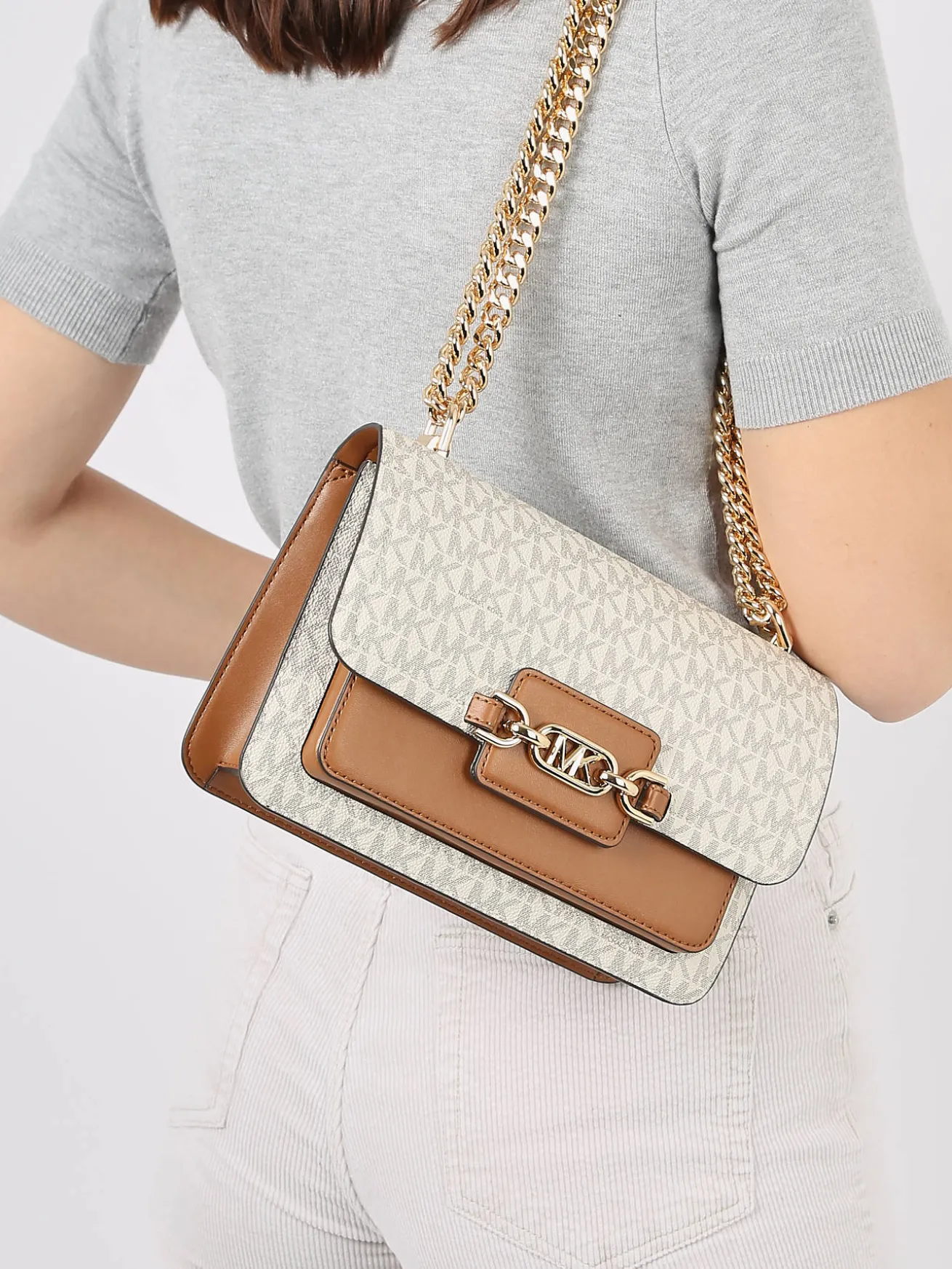 Sac bandoulière Heather cuir MICHAEL KORS