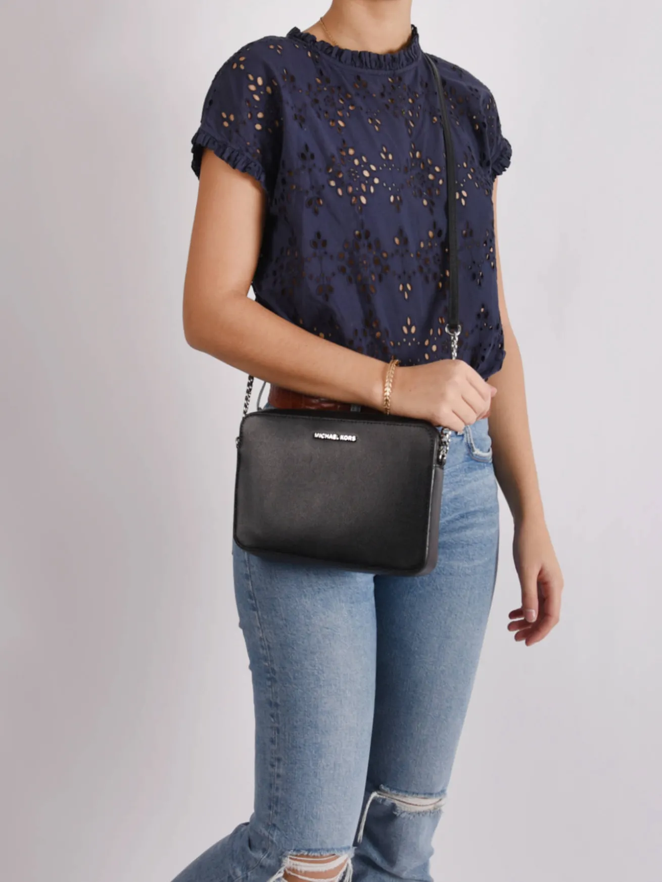 Sac bandoulière Jetset cuir MICHAEL KORS