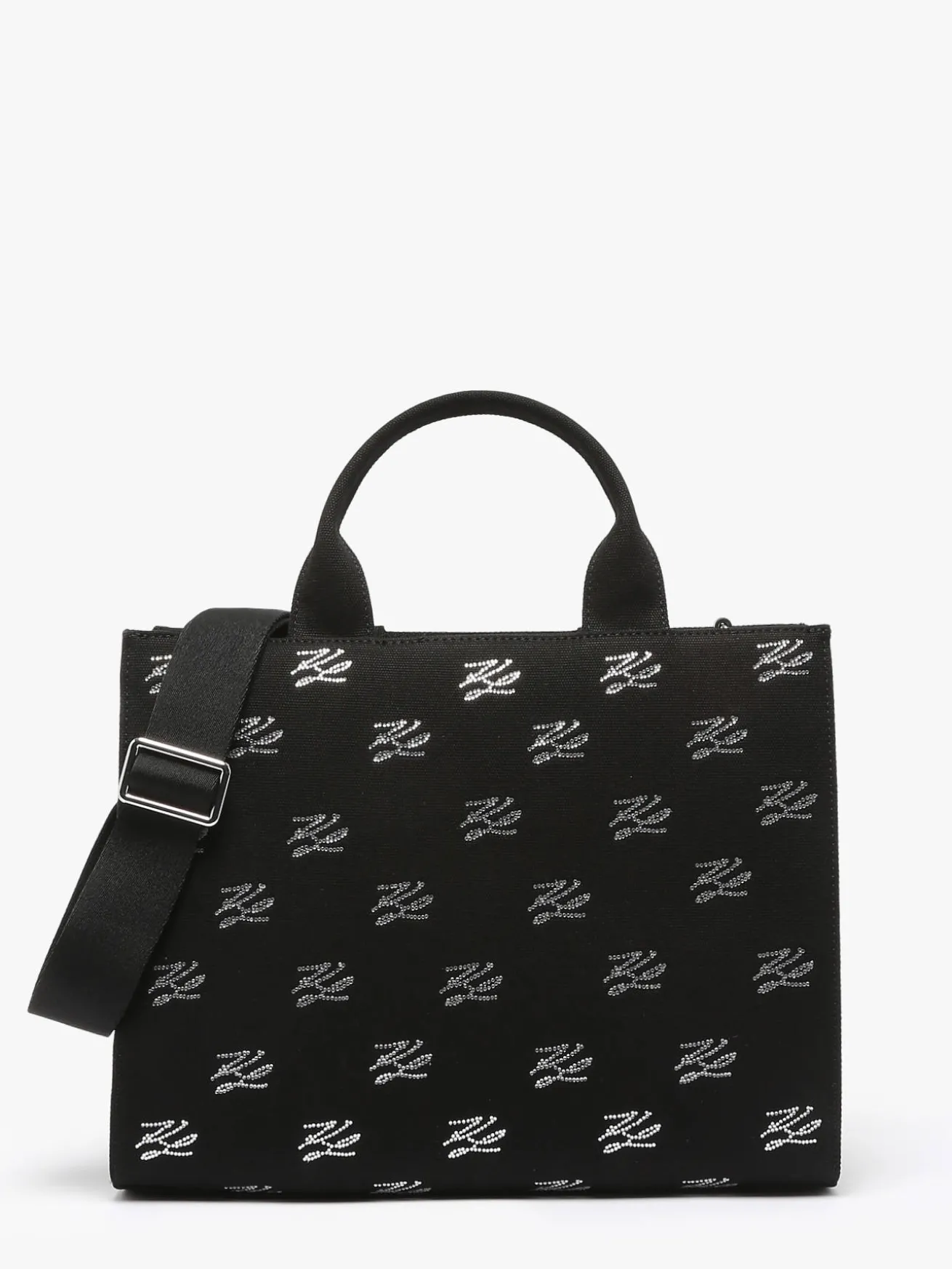 Sac bandoulière K autograph coton KARL LAGERFELD