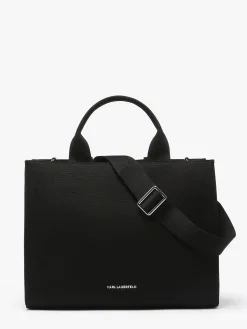 Sac bandoulière K autograph coton KARL LAGERFELD