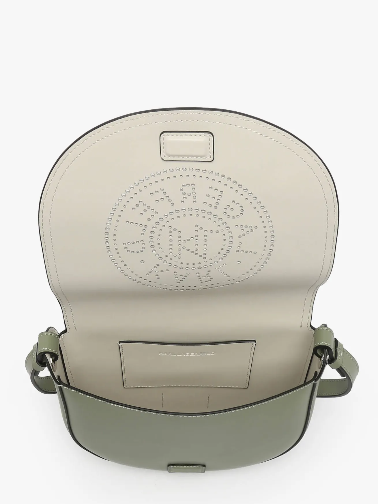Sac bandoulière K circle cuir KARL LAGERFELD