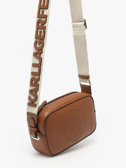 Sac bandoulière K circle cuir KARL LAGERFELD