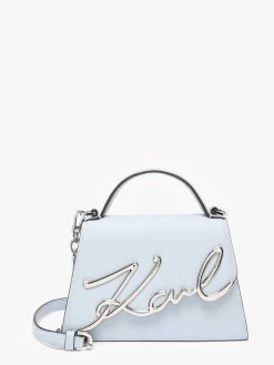 Sac bandoulière K signature cuir KARL LAGERFELD