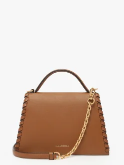 Sac bandoulière K signature cuir KARL LAGERFELD