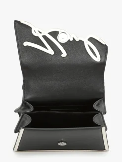 Sac bandoulière K signature cuir KARL LAGERFELD