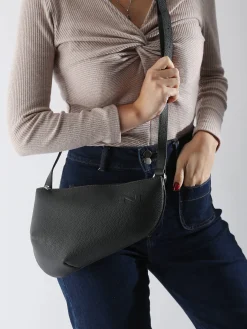 Sac bandoulière Large City Perle cuir NATHAN BAUME