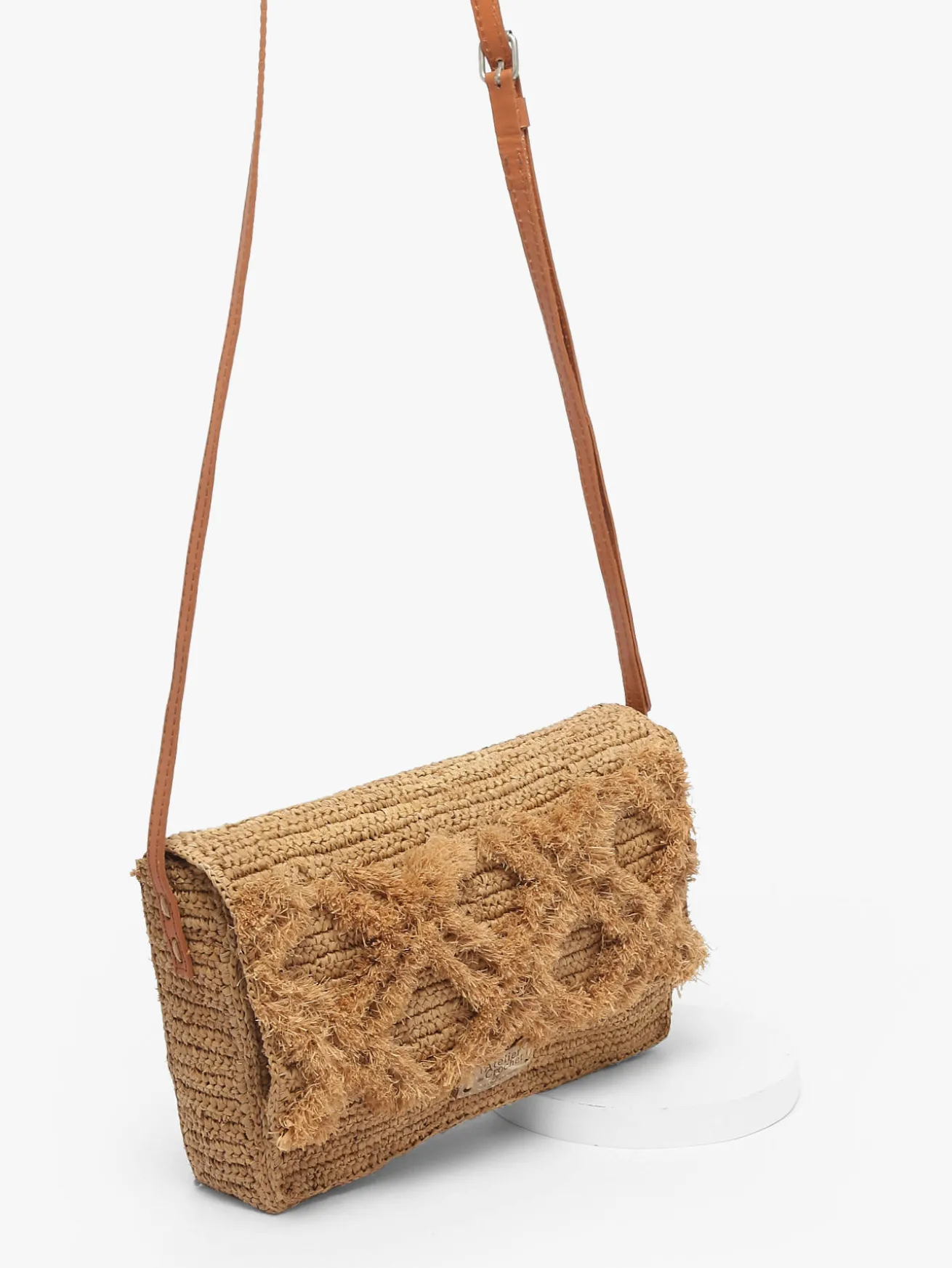 Sac bandoulière L'atelier du crochet raphia LE VOYAGE EN PANIER